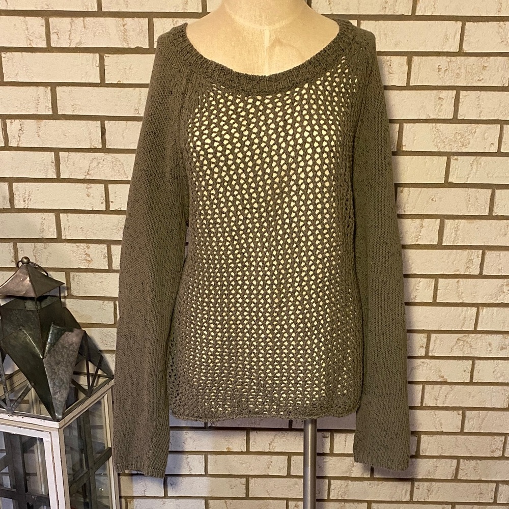 Olive Green Knit Women's Sweater